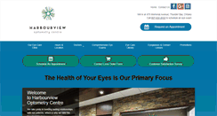 Desktop Screenshot of harbourviewoptometry.ca